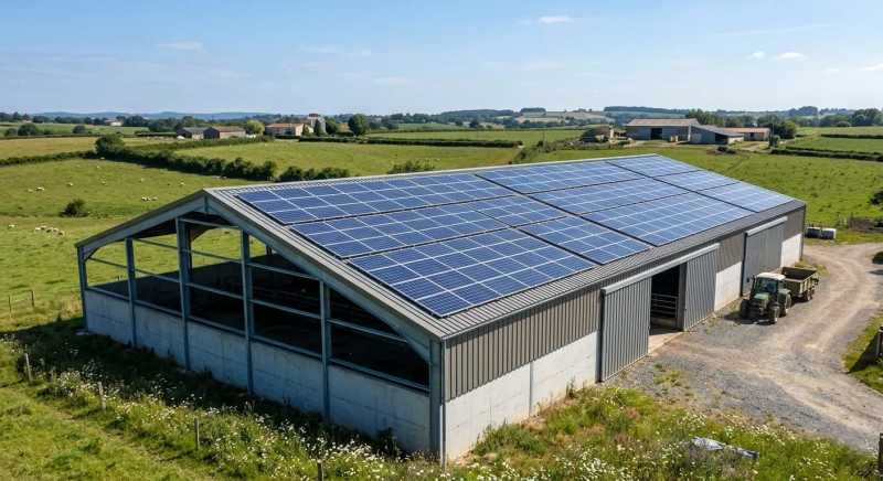 hangar agricole solaire