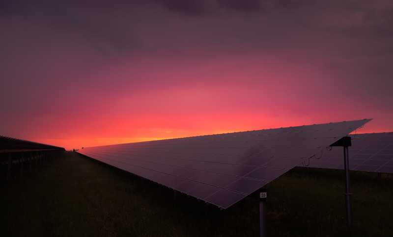 Un panneau photovoltaïque creer de l'energie propre